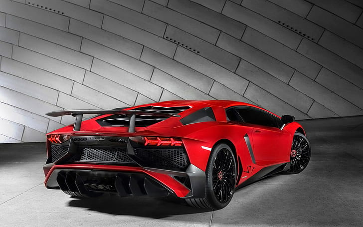 2015 Lamborghini Aventador LP750 4 Superveloce 2 Car HD, red lamborghini sports car, HD wallpaper