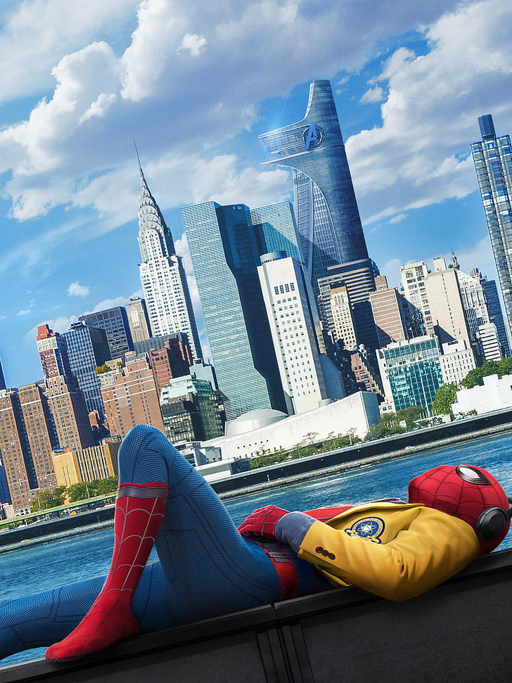 Spider-Man Homecoming (Movie), Peter Parker, movies, headphones, HD wallpaper