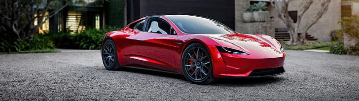 Tesla, Tesla Roadster, ultrawide
