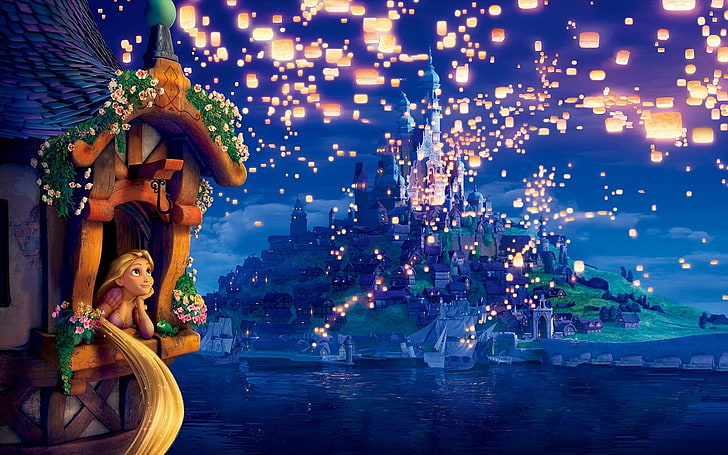 Disney Tangled movie still screenshot, Raiponce, representation, HD wallpaper