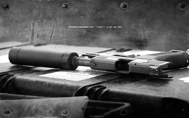 Weapons, Advanced Armament Ti-Rant Pistol, HD wallpaper