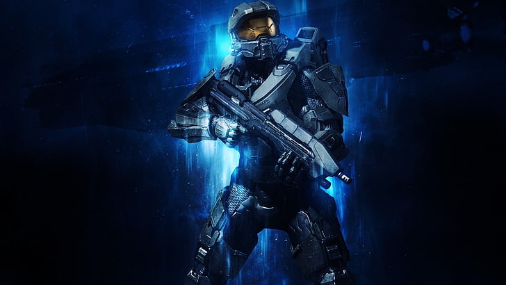 Halo Master Chief, video games, weapon, gun, government, special forces, HD wallpaper