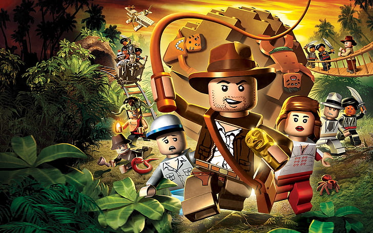 Indiana Jones, LEGO Indiana Jones: The Original Adventures, HD wallpaper