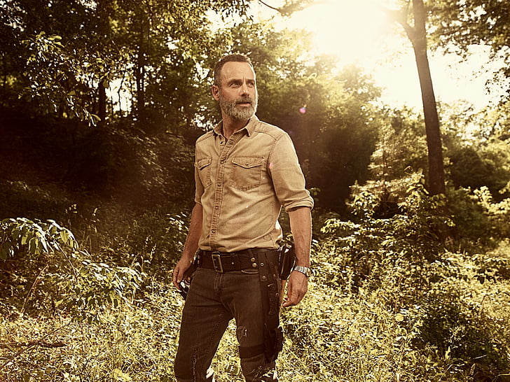 Rick Grimes, The Walking Dead, Season 9, Andrew Lincoln, 4K