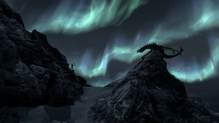 The Elder Scrolls V: Skyrim, dragon, video games