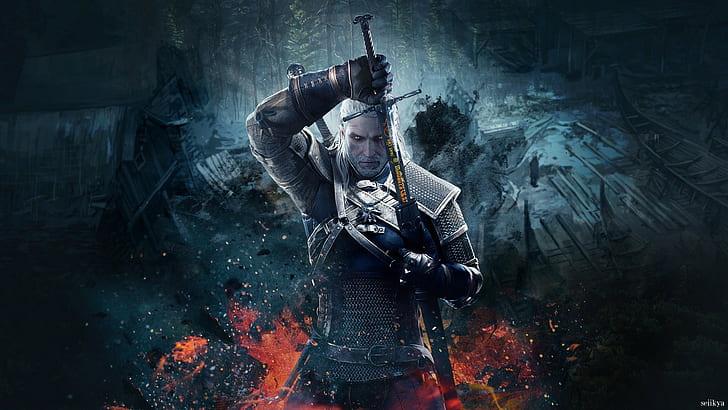 The Witcher 3 Wild Hunt wallpaper, The Witcher 3: Wild Hunt, one person
