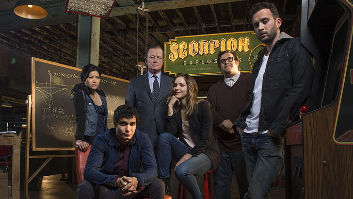 Scorpion (TV Show), mathematics, group of people, young adult, HD wallpaper