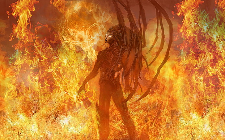 Kerrigan Queen of Blades From the Burning Hells Video Games Starcraft HD Art