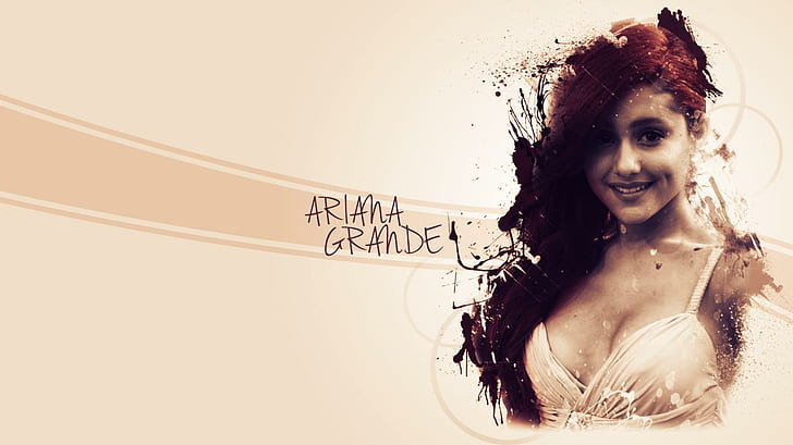 Background Ariana Grand, ariana grande, celebrity, celebrities, HD wallpaper