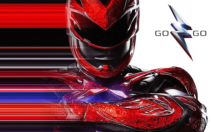 Red Power Rangers Solo Poses, Movies, Hollywood Movies, 2016, HD wallpaper