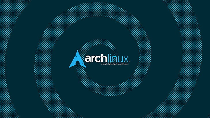 archlinux logo, Arch Linux, communication, text, technology, connection, HD wallpaper