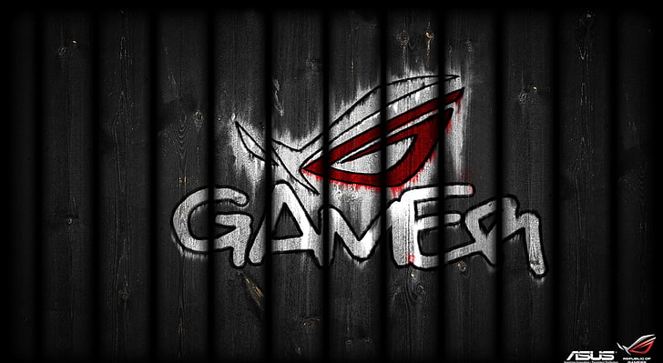 Asus Republic Of Gamers - Graffiti, Asus Republic of Gamers logo, HD wallpaper