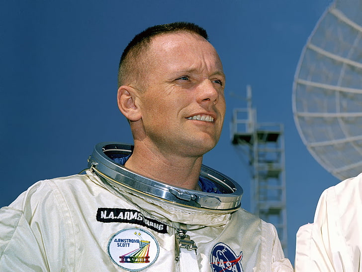 space, people, The moon, legend, astronaut, Neil Armstrong, HD wallpaper
