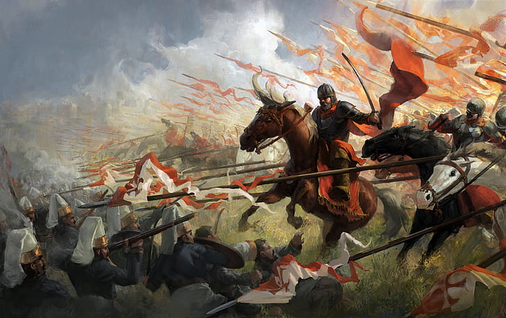 Cavalry, Crimean Khanate, horse, Janissaries, Lithuania, Poland, HD wallpaper