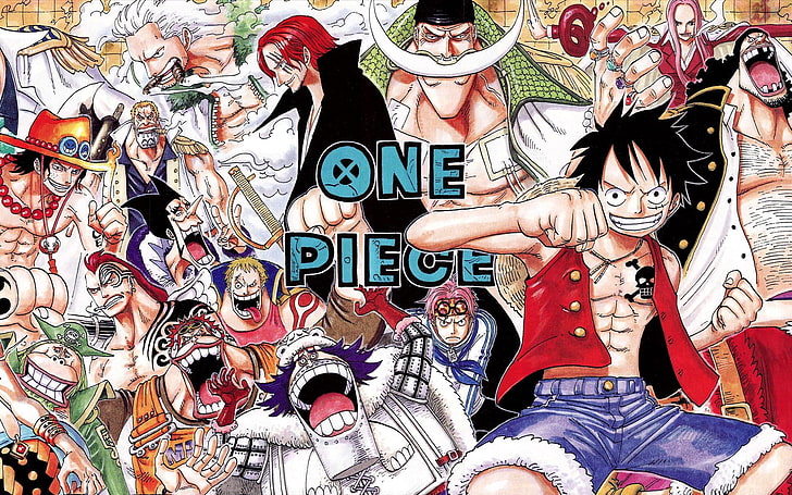 One Piece characters illustration, anime, Portgas D. Ace, Vice Admiral Smoker