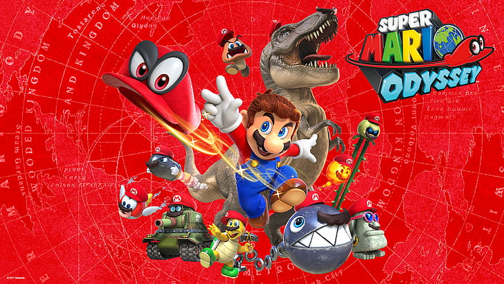 50 Super Mario Odyssey HD Wallpapers and Backgrounds