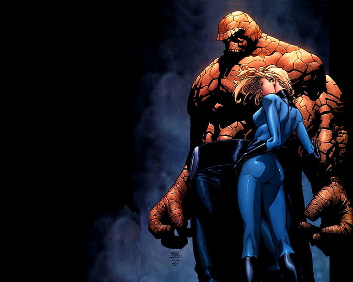 Thing of Fantastic Four wallpaper, Comics, Invisible Woman, Thing (Marvel Comics)