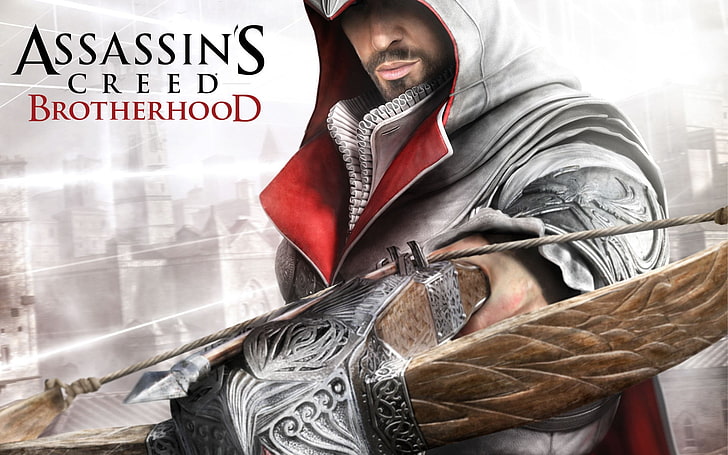 Assassin's Creed Brotherhood game cover, Assassin's Creed: Brotherhood, HD wallpaper