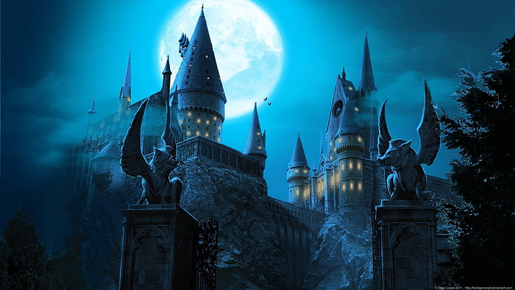 Download Hogwarts: the beautiful journey of learning Wallpaper | Wallpapers .com