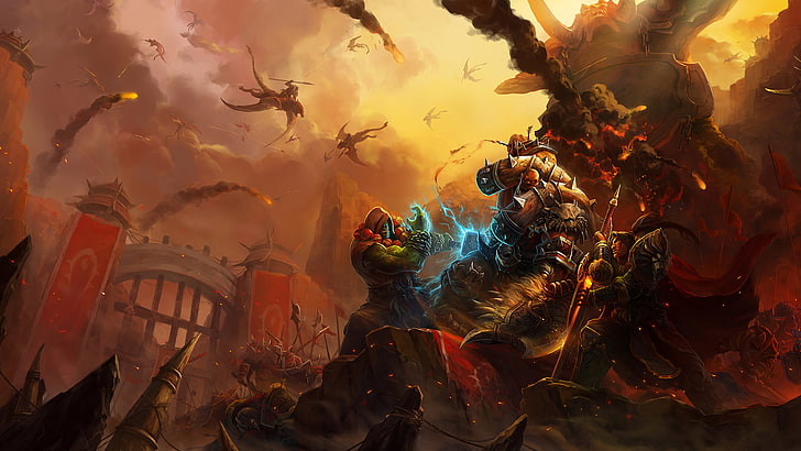 Thrall, video games, grommash hellscream, World of Warcraft