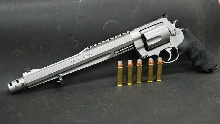 weapons, revolver, Smith and Wesson, performace center, .500 magnum, HD wallpaper