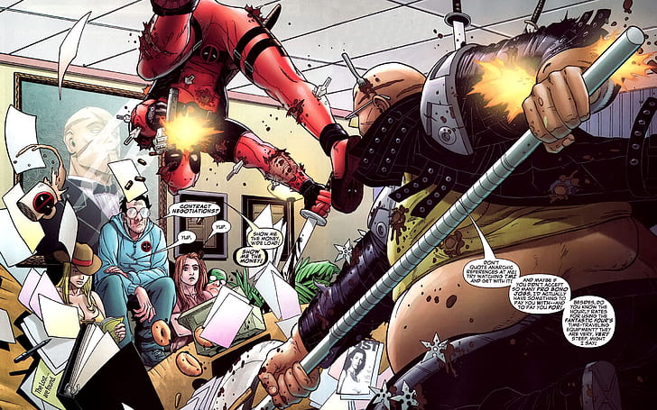 Deadpool HD, deadpool comics strip