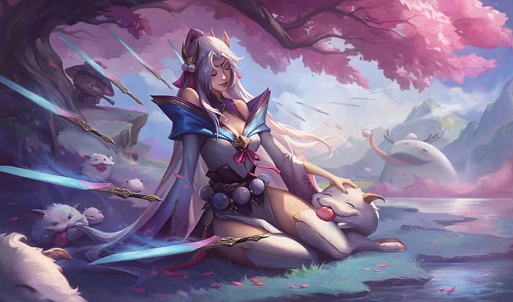 Irelia (League of Legends), Pink (artist), HD wallpaper