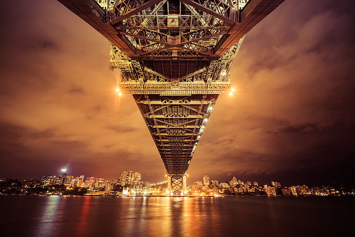 Sydney Harbour Bridge, 4K, 8K, Australia, HD wallpaper