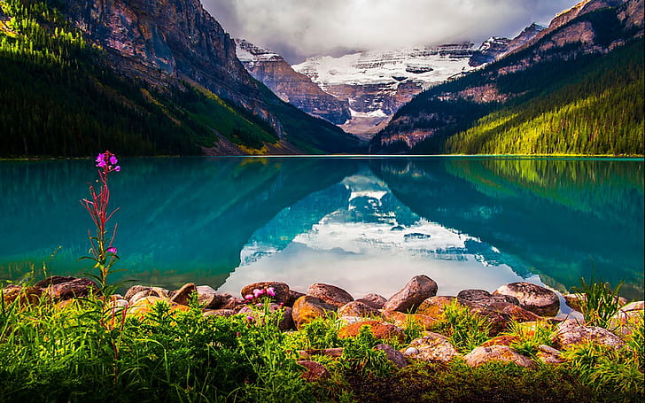 Lake Louise Reflections Lake Louise Is A Hamlet In Banff National Park In The Canadian Rockies Desktop Hd Wallpapers 1290×1200