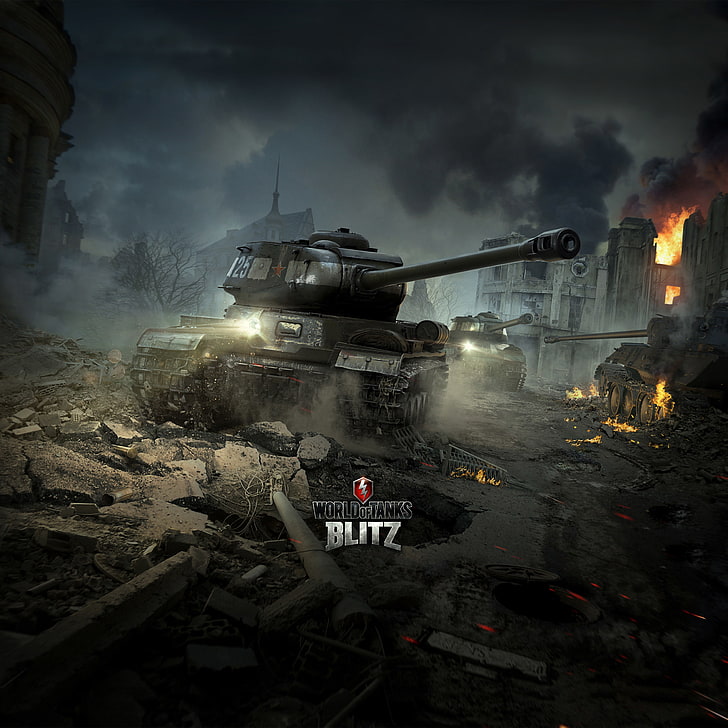 World of Tanks Blitz digital wallpaper, The is-2, Wargaming Net HD wallpaper