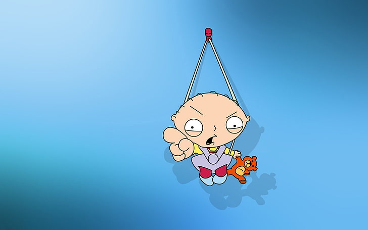 Stewie Griffin from Family Guy illustration, Minimalism, Rupert