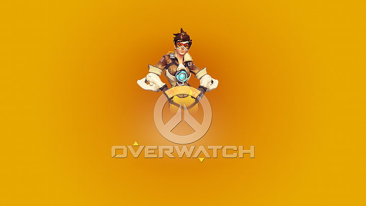 Overwatch logo, Blizzard Entertainment, video games, PT-Desu (Author), HD wallpaper