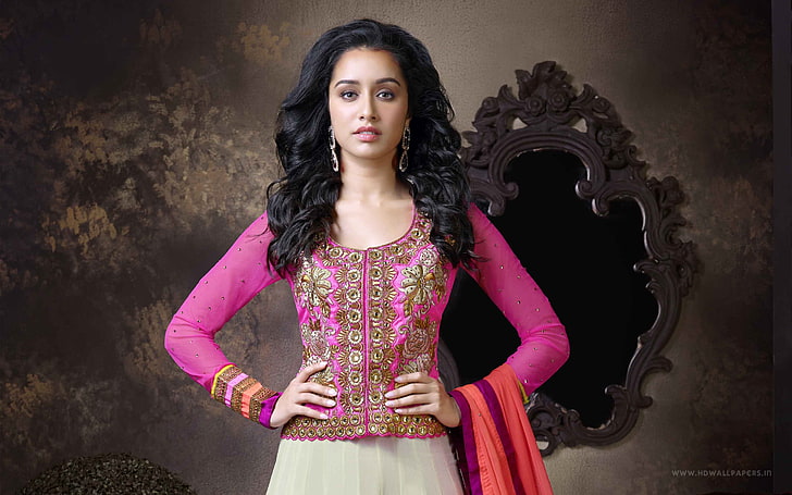 Shraddha Kapoor 4, one person, portrait, looking at camera, beautiful woman