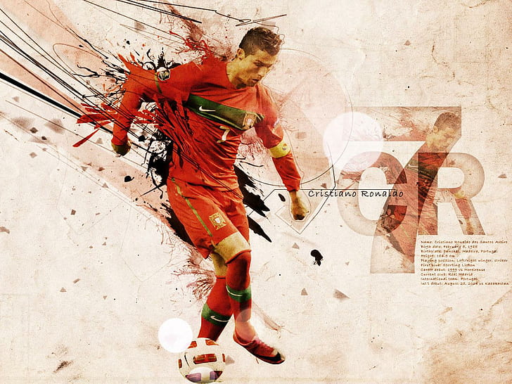 Backgrounds - Cristiano Ronaldo Portugal, celebrity, celebrities, HD wallpaper
