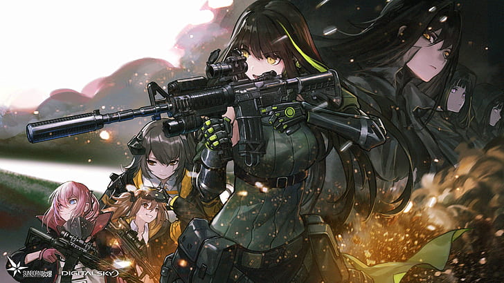 Video Game, Girls Frontline, M4A1 (Girls Frontline), ST AR-15 (Girls Frontline), HD wallpaper