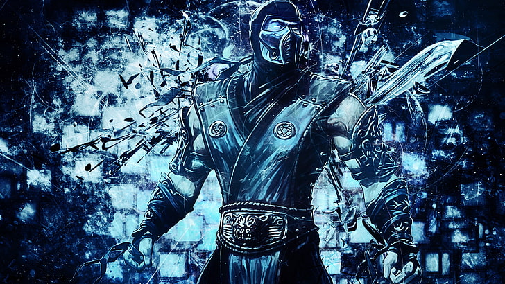 HD wallpaper: Mortal Kombat, Sub Zero, one person, real people, front ...
