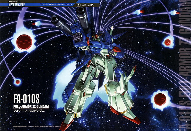 Hd Wallpaper Mobile Suit Gundam Zz Universal Century Robots