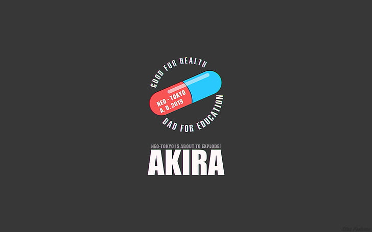 Akira, typography, anime, katsuhiro otomo, minimalism, communication