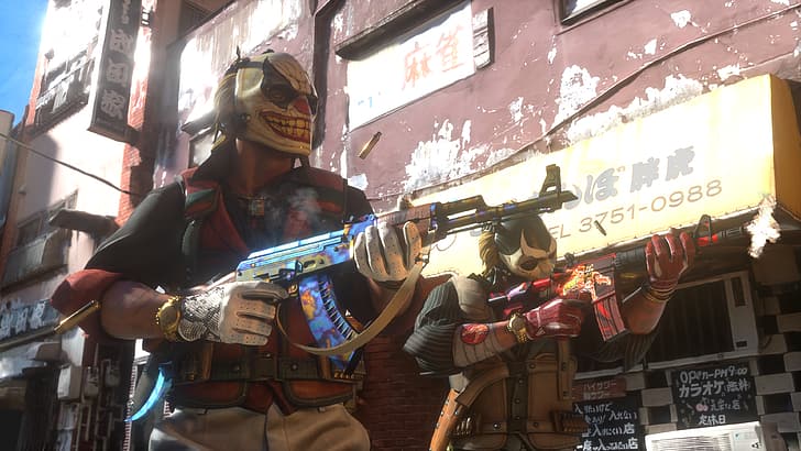 CS:GO Team, game characters, gun skin, HD wallpaper