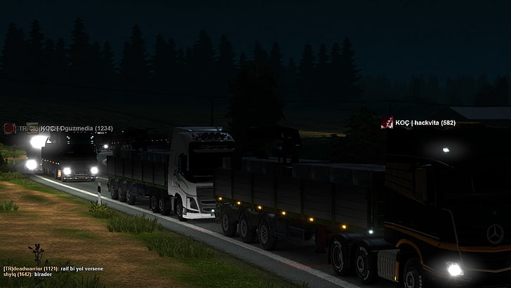 Euro Truck Simulator 2, Volvo FH16, Scania, transportation, HD wallpaper