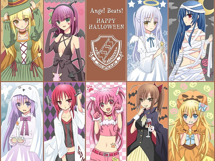 Anime, Angel Beats!, Eri Shiina, Hisako (Angel Beats!), Kanade Tachibana