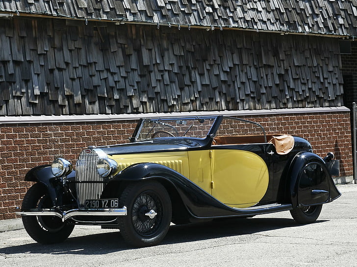 1934, bugatti, coupe, drophead, luxury, no57202, retro, stelvio