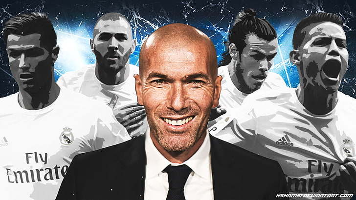 football, Cristiano Ronaldo, champions league, Real Madrid, HD wallpaper
