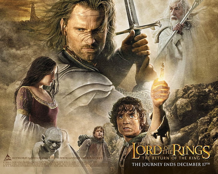 the lord of the rings the return of the king, group of people, HD wallpaper