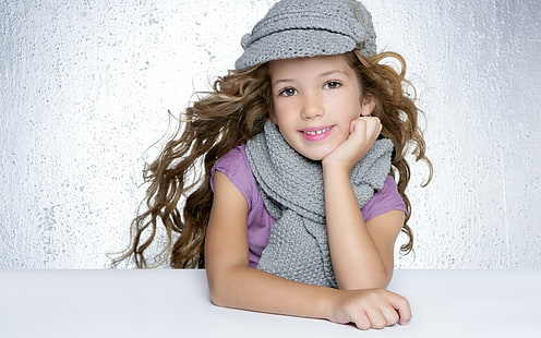 HD wallpaper: Girl, head, long hair, flowers, cute little girl | Wallpaper  Flare