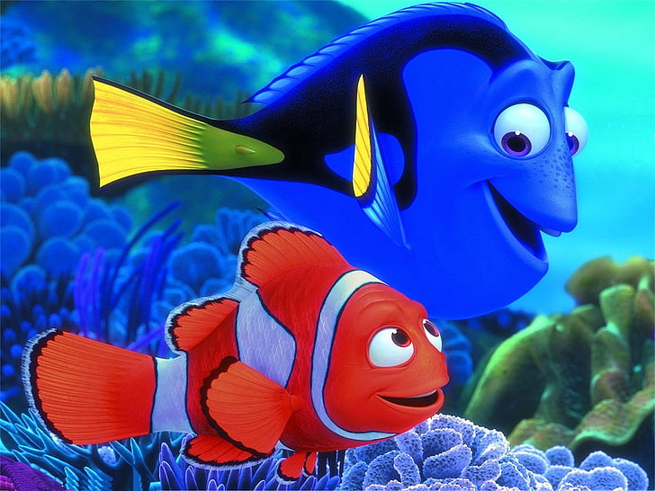 HD wallpaper: Colorful Fish Cartoon, Nemo and Dory illustration, Cartoons,  red | Wallpaper Flare