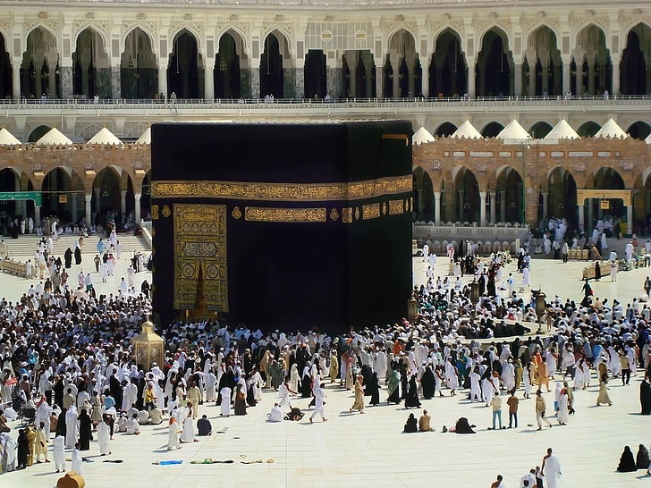 Kaaba Mecca, Islam, Muslim, crowd, large group of people, real people, HD wallpaper