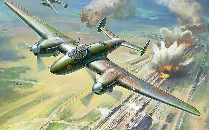 World War II, aircraft, airplane, military, military aircraft, HD wallpaper