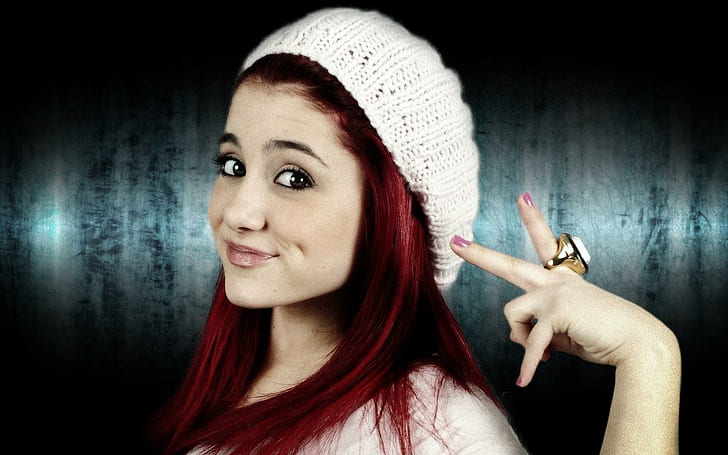 Ariana Grande, Actress, redheads, dimples, women, actresses, celebrity