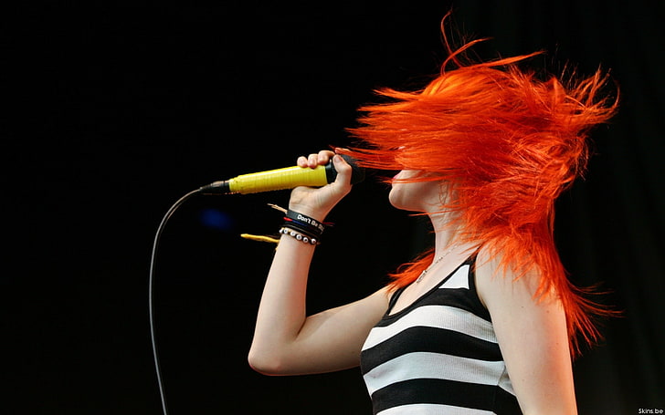 Hayley Williams, Paramore, redhead, women, singer, one person